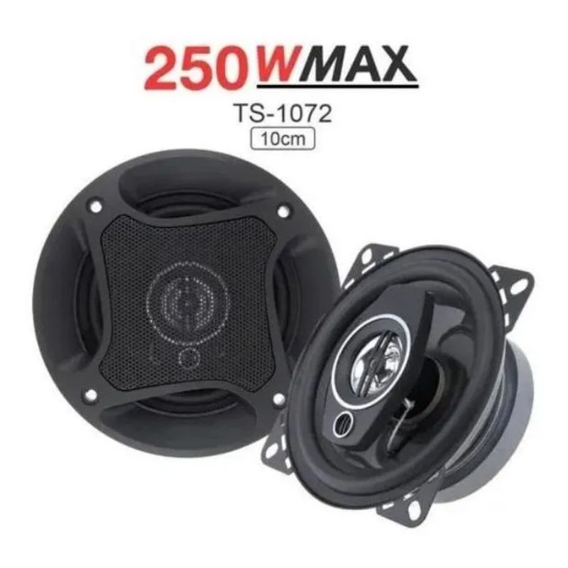 GENERICO - Parlante para auto 1072 250w de 10 cm
