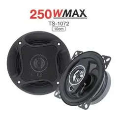 GENERICO - Parlante para auto 1072 250w de 10 cm