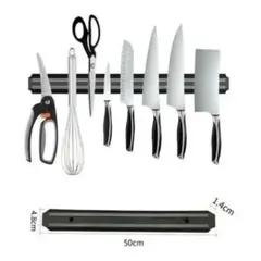 GENERICO - Soporte Magnetico Para Cuchillos Cocina 49 CM