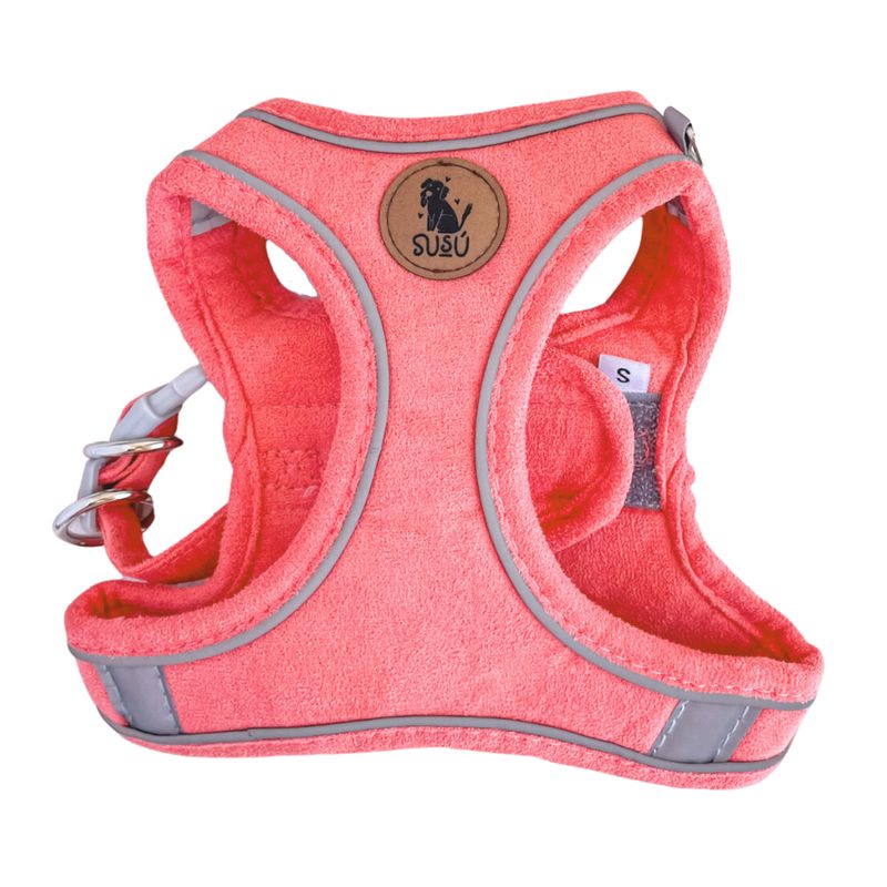 SUSU - Arnés mascotas pequeñas Talla XS Rosa correa GRATIS