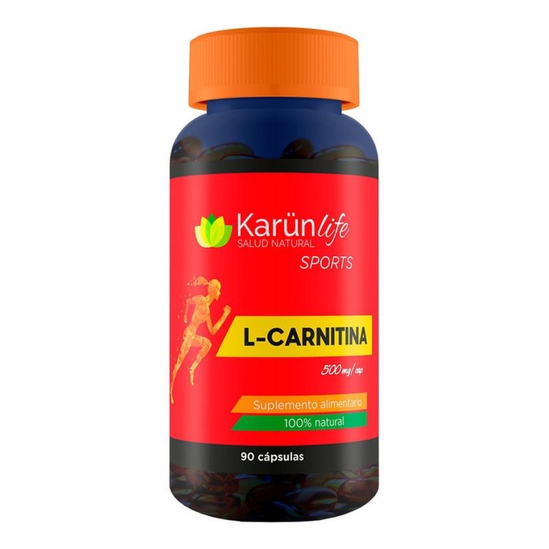 KARUNLIFE - L-carnitina 90 Cápsulas 500 Mg