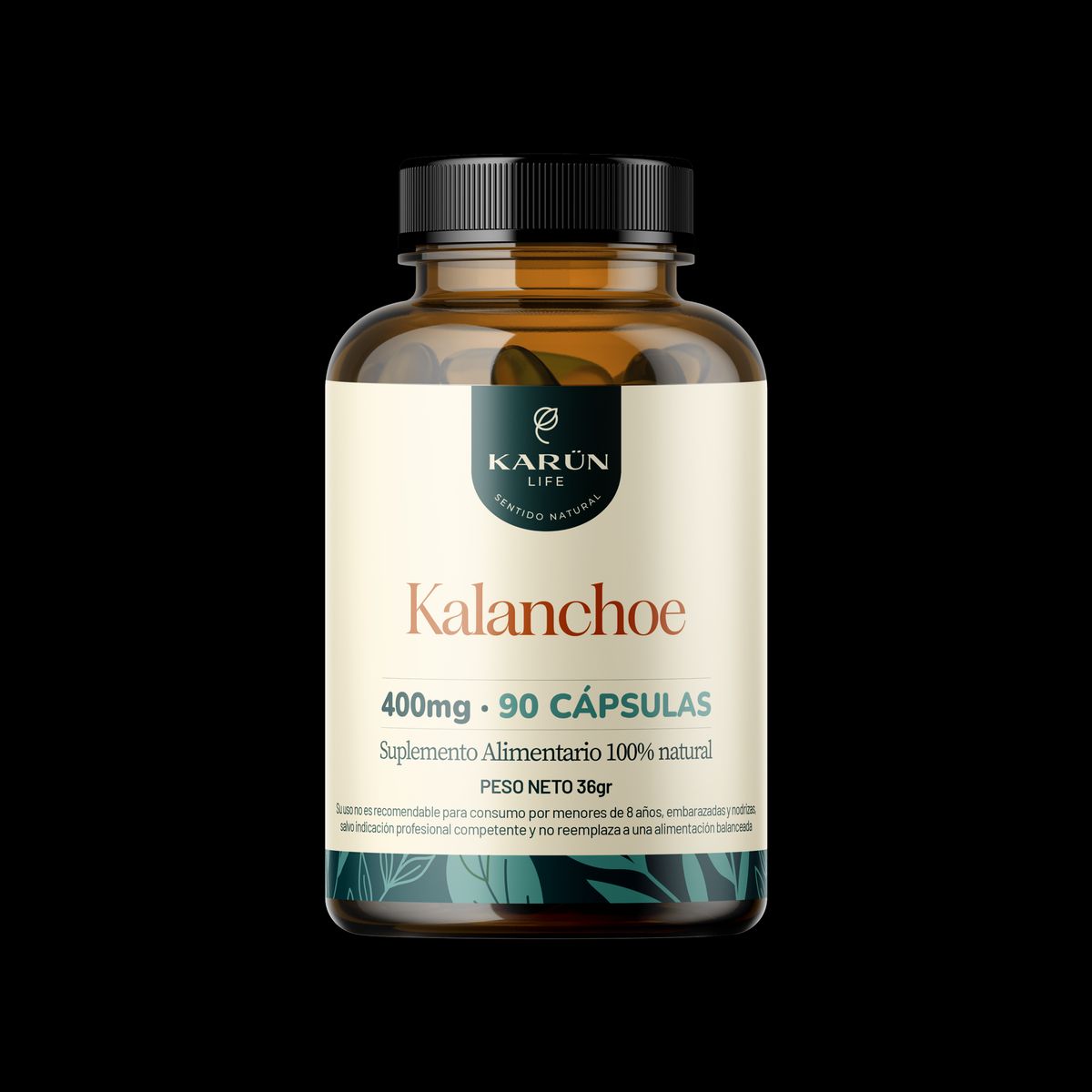 KARUNLIFE - Kalanchoe 90 Cápsulas 400 Mg Fortalecé sisteme inmune