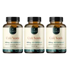 KARUNLIFE - Cafe Verde Premium Pack - 3 Frascos (270 Capsuslas) Karun Life