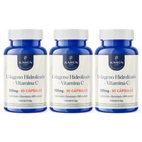 Colageno Hidrolizado + Vit C Pack Premium3 Frascos270 Cap