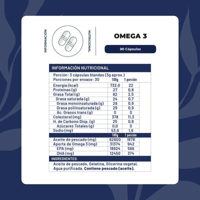 Imagen 2 del producto Omega 3 90 Cápsulas blandas Karun Life