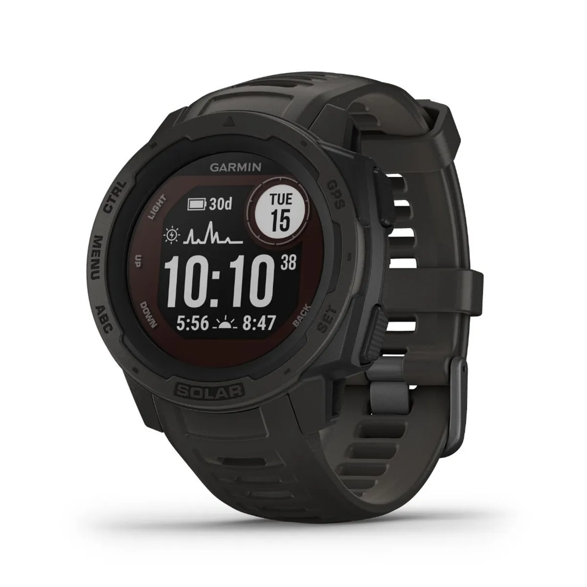 GARMIN - Smartwatch Instinct Solar Grafito GARMIN