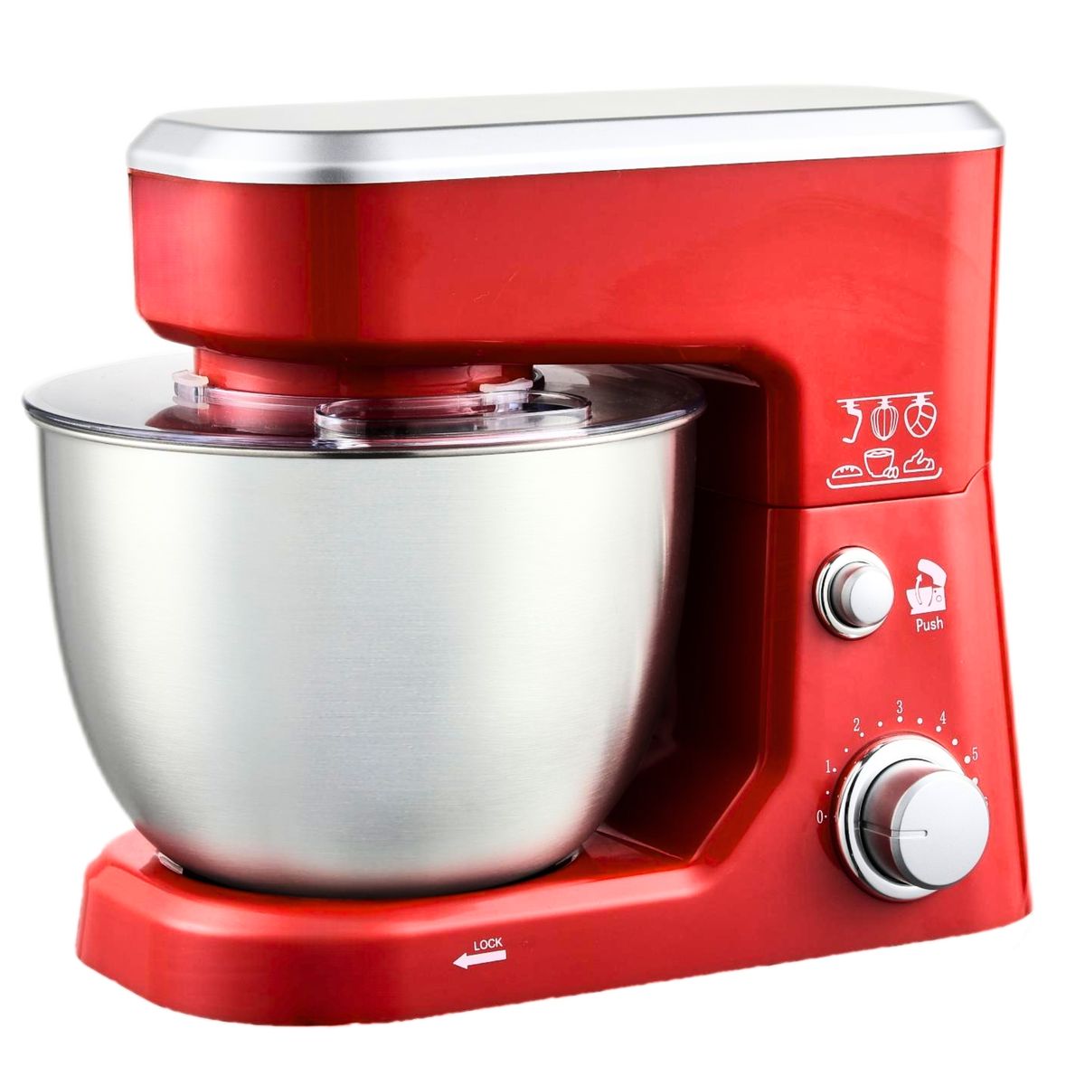 IRT - Batidora Irt Pedestal Retro Rojo 700W Bp700Vr