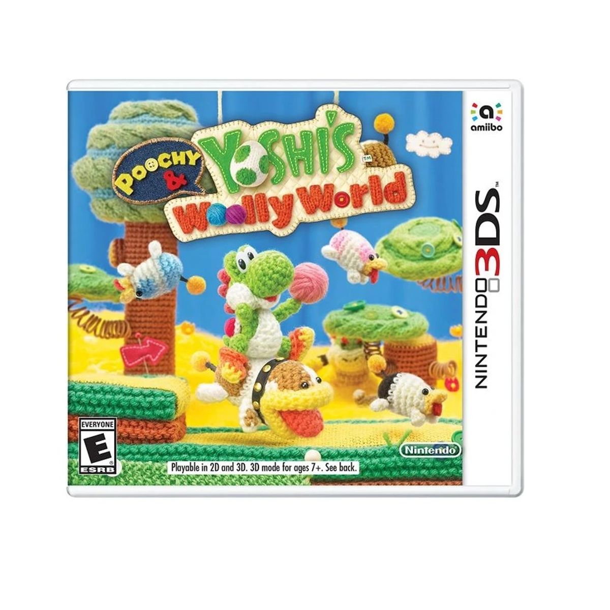 NINTENDO - Poochy Yoshis Woolly World - 3ds Físico - Sniper