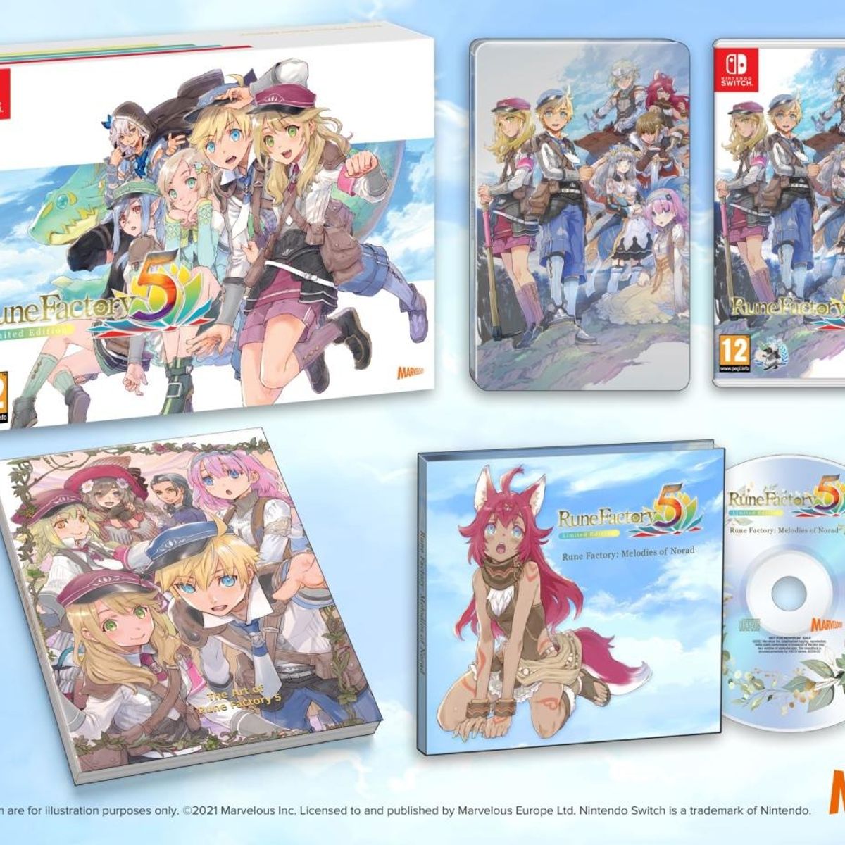 NINTENDO - Rune Factory 5 Limited Ed. - Switch Físico - Sniper