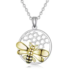 GENERICO - Collar plata 925 abeja mujer joya regalo