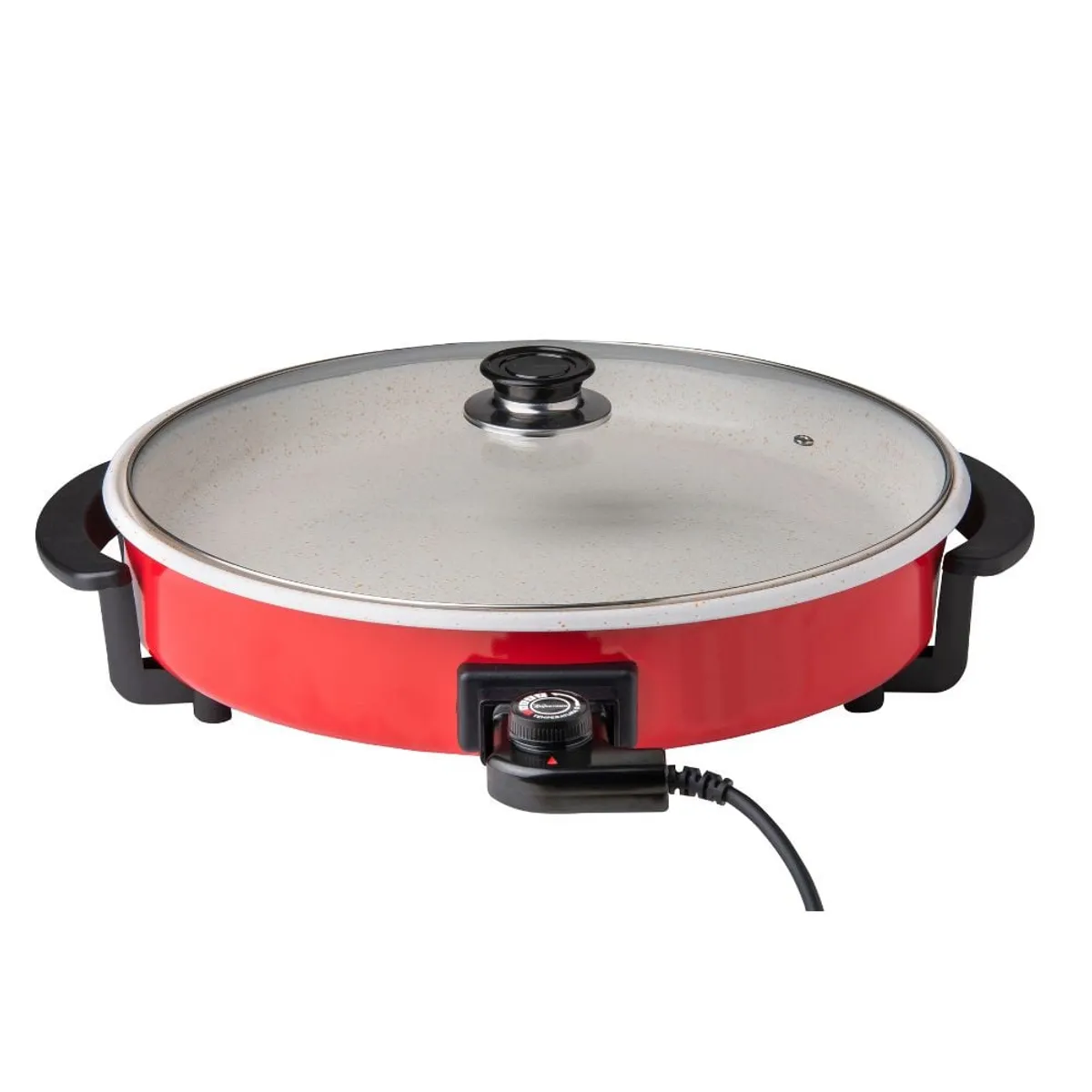 ELECTRON - Sartén eléctrico Familiar multiuso rojo Electron