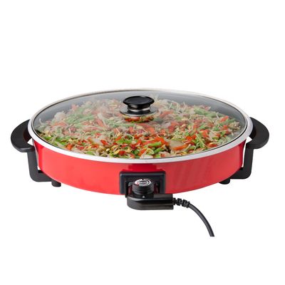 Imagen 2 del producto Sartén eléctrico Familiar multiuso rojo