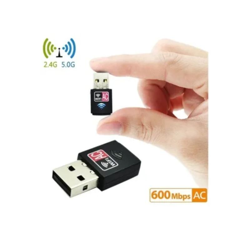 ESHOPANGIE - Receptor Wifi Usb 2.0 Tarjeta De Red 600 Mbps