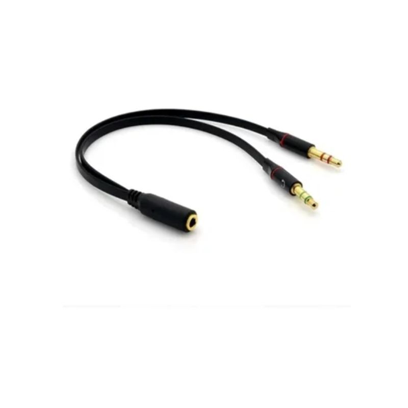 ESHOPANGIE - Cable Adaptador  Para Audifonos Con Micrófono