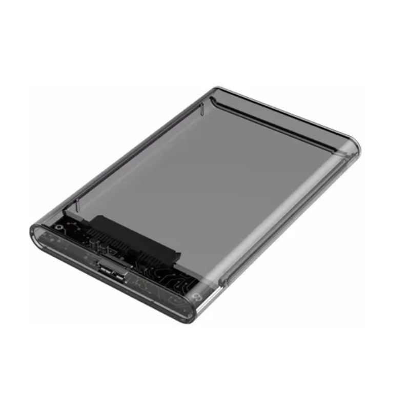 ESHOPANGIE - Cofre Case Transparente Para Disco Duro Sata 2.5 Usb 3.0