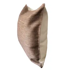 REHUCE - Cojin Lino 45x45 - Café crudo