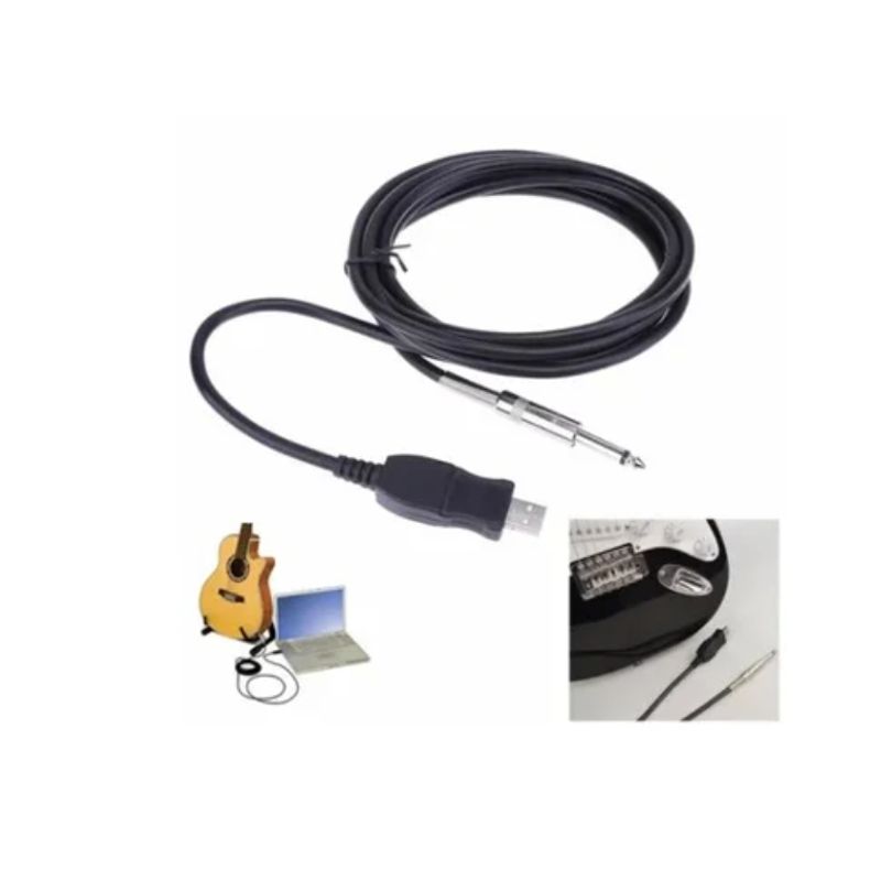 ESHOPANGIE - Cable Adaptador Usb Para Guitarra Pc Notebook Interface
