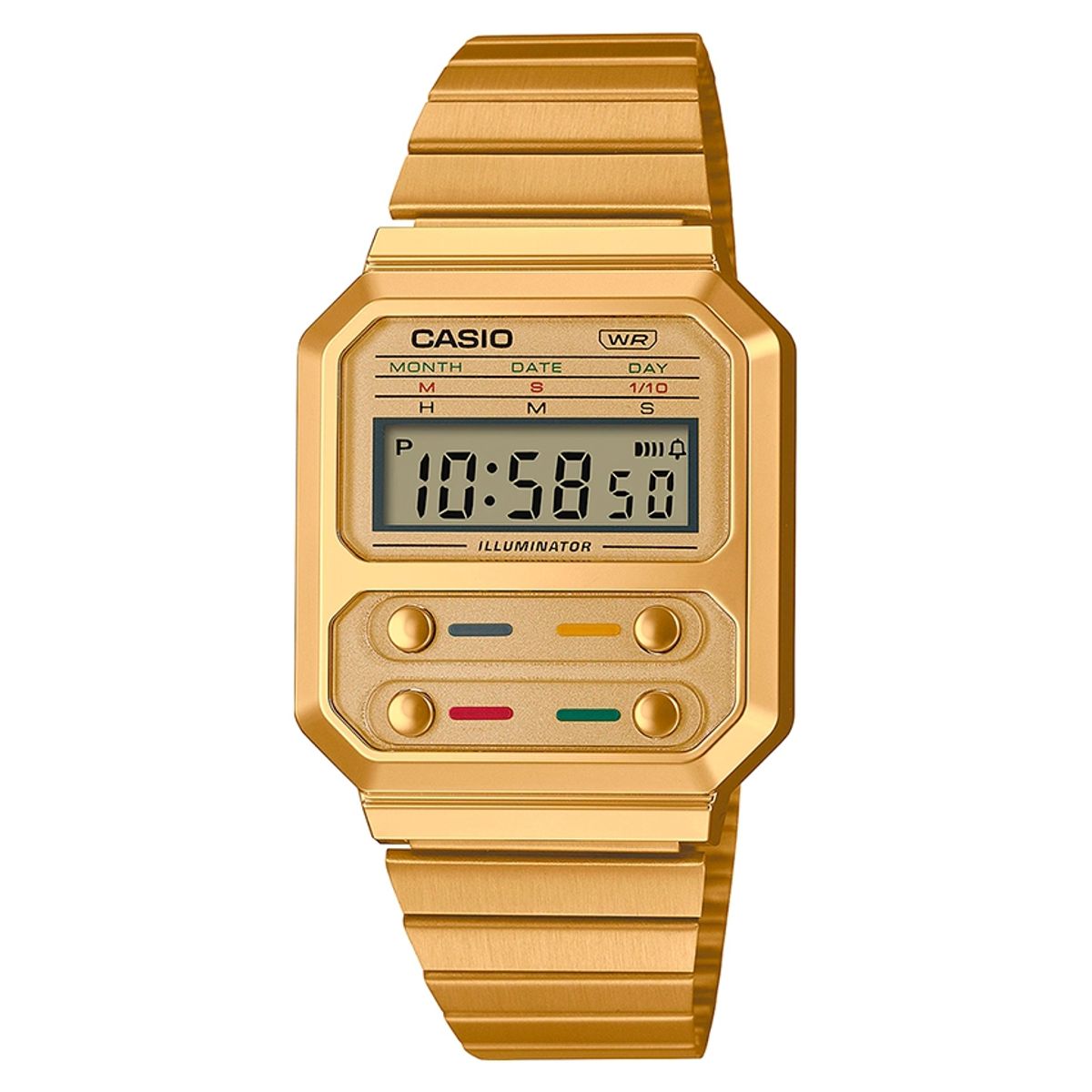 CASIO - Reloj Unisex Vintage Casio A100WEG-9A
