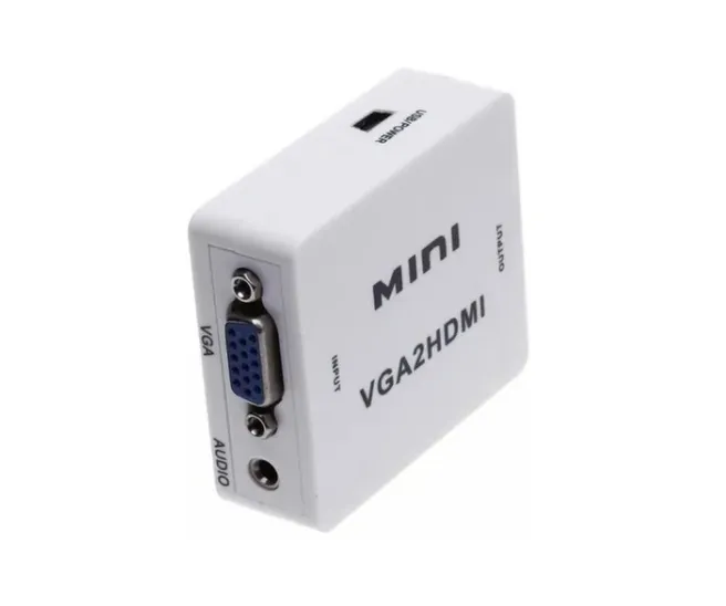 ESHOPANGIE Conversor Adaptador Vga A Hdmi 1080p Full Hd Con Audio