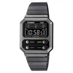 CASIO - Reloj Unisex Vintage A100WEGG-1A - Gris