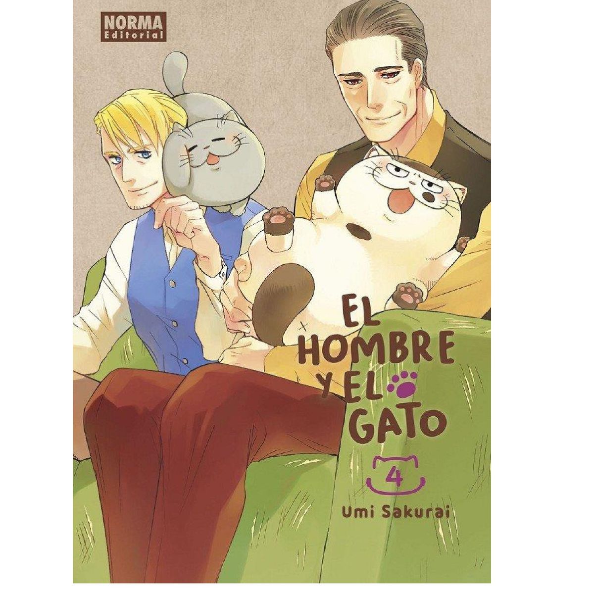 EDITORIAL NORMA - Manga El Hombre Y El Gato 4 - Editorial Norma