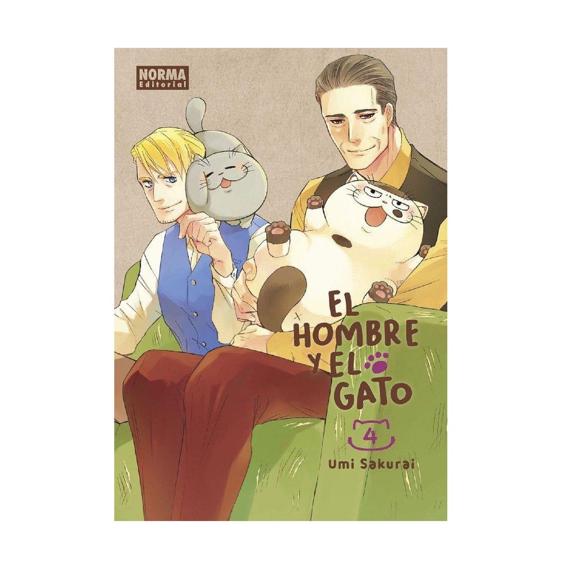 EDITORIAL NORMA - Manga El Hombre Y El Gato 4 - Editorial Norma