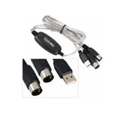 ESHOPANGIE - Cable Adaptador Audio Sonido Teclado Interfaz Midi Usb