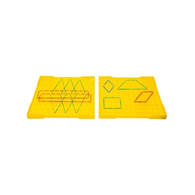 SEIGARD - Geoplano Doble 11x11 1602 Color Amarillo