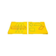 SEIGARD - Geoplano Doble 11x11 1602 Color Amarillo