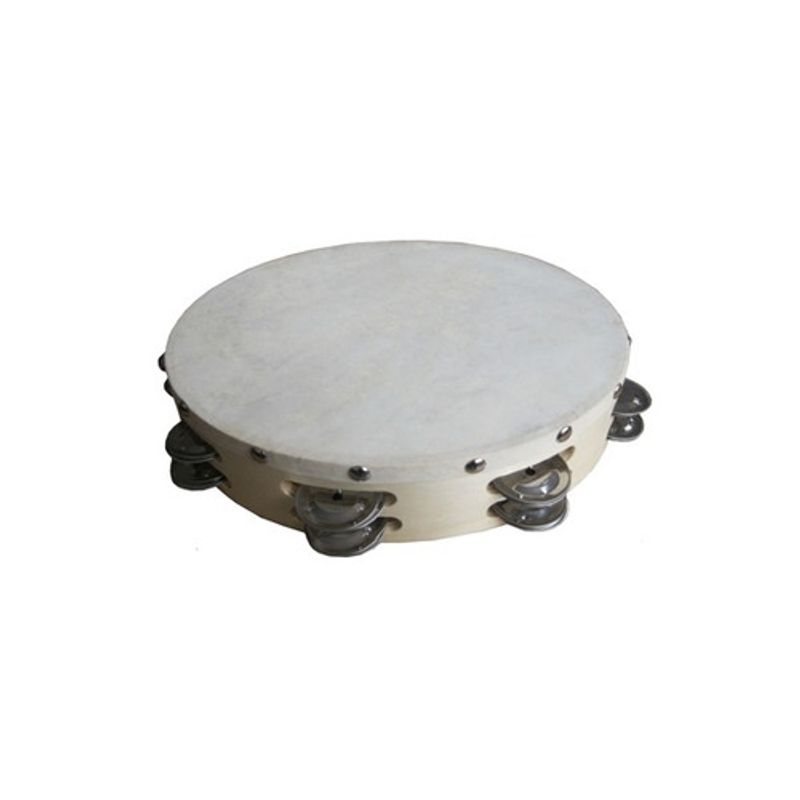 SEIGARD - Pandero Tamboril 16 Sonajas 13601-16 Color Beige