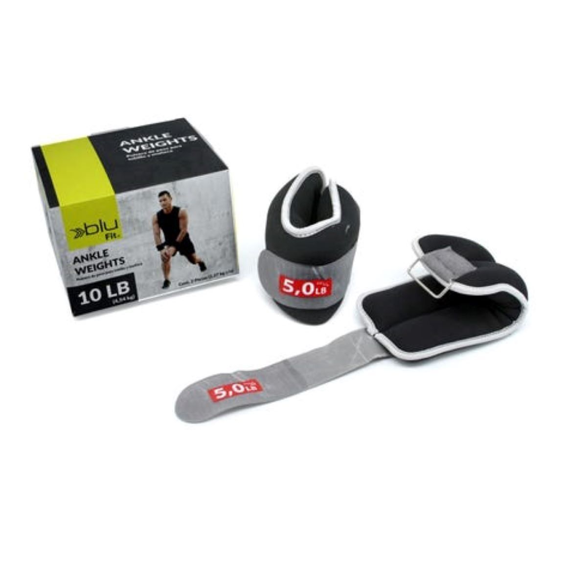 BLU FIT - Pesas De Tobillo Tobillera Muñequera Blu Fit