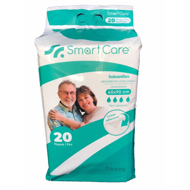 GENERICO - 40 Protector De Cama Sabanilla. Muy Absorbentes 750 Ml 90x60
