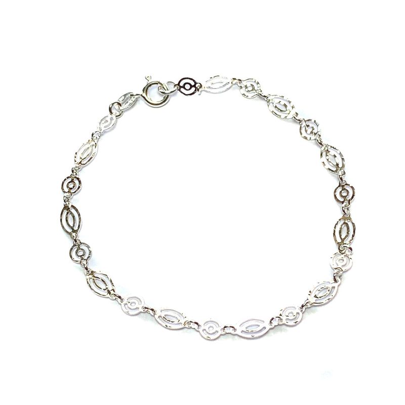 ANDREA COGGIOLA JOYAS - Pulsera calada Plata
