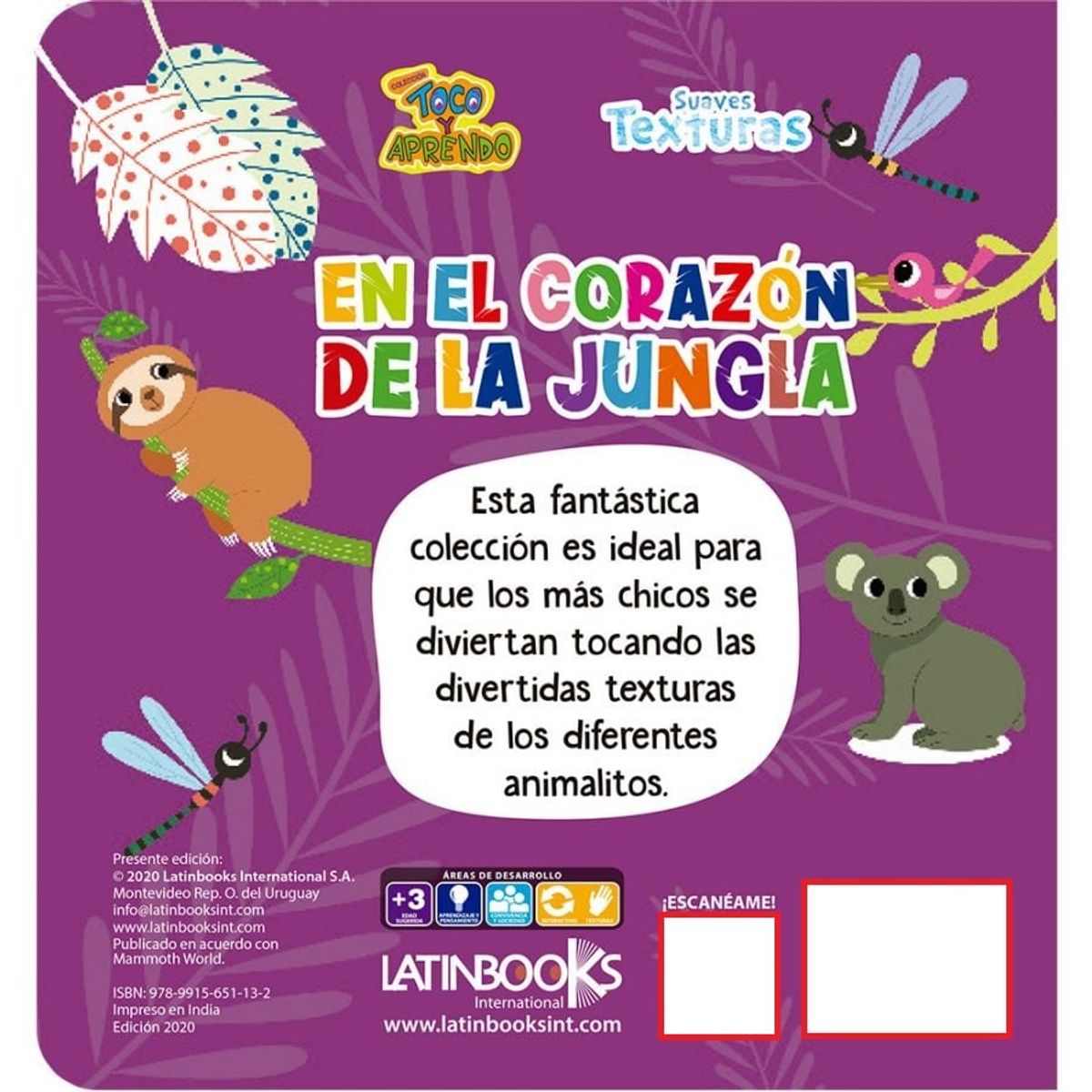 TOP10BOOKS - LIBRO En El Corazon De La Jungla - Toco Y Aprendo Suaves Texturas