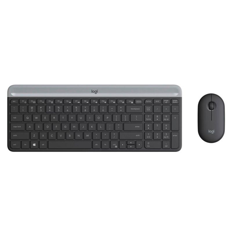 LOGITECH - Combo Logitech Teclado y Mouse MK470 Slim