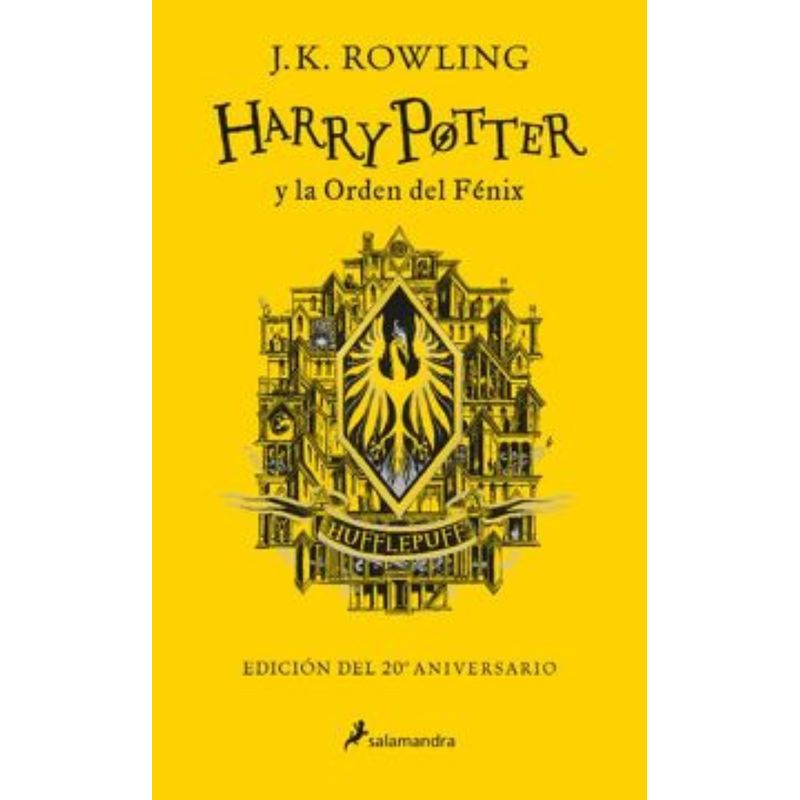 TOP10BOOKS - Libro HARRY POTTER Y LA ORDEN DEL FENIX. 20 ANIVERSARIO. HUFFLEPUFF