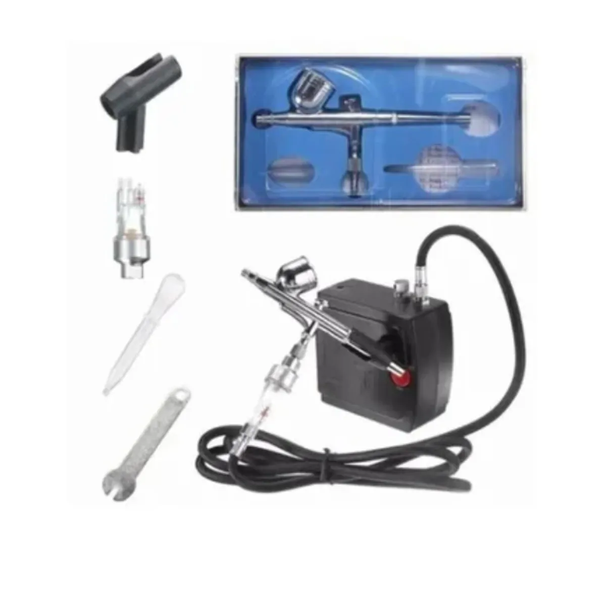 ESHOPANGIE - Kit Aerografo Profesional Compresor Filtro Manguera