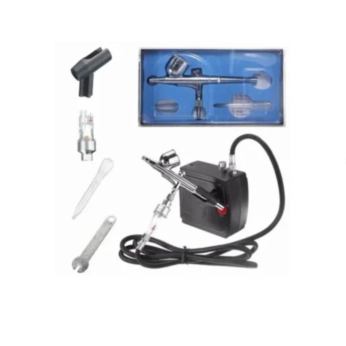 ESHOPANGIE - Kit Aerografo Profesional Compresor Filtro Manguera