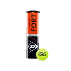 DUNLOP - Tarro de Pelotas de Tenis Fort x4