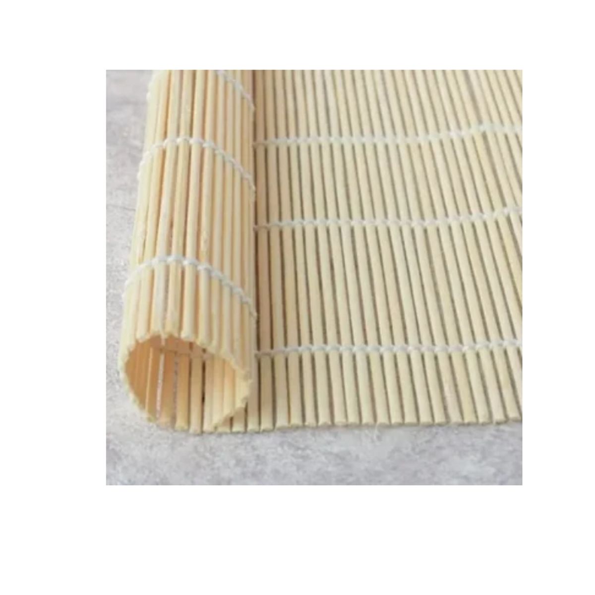 ESHOPANGIE - Pack 6 Esterilla Redonda Bambú Para Sushi De 24x24cm