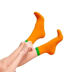 LUCKY BRAND - Calcetines Luckies Naranja Talla Única