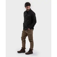 GNOMO - Camisa Talvot Hombre HeatherBlack