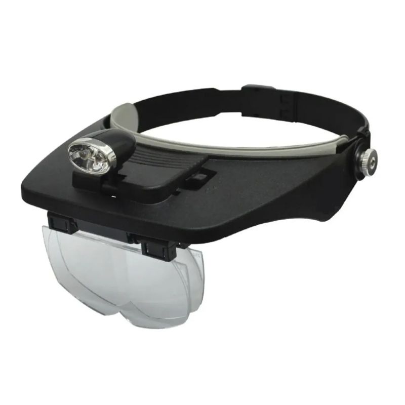 GENERICO - Lupa Visera Con Lupa Y Luz Lampara Lupa Con Luz Led