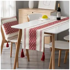 GENERICO - Camino De Mesa Medida 37x180cm Bordado Variedad en Colores