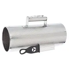 GENERICO - Guira Metálica 30 Cms Cromada con Peine Metalico.