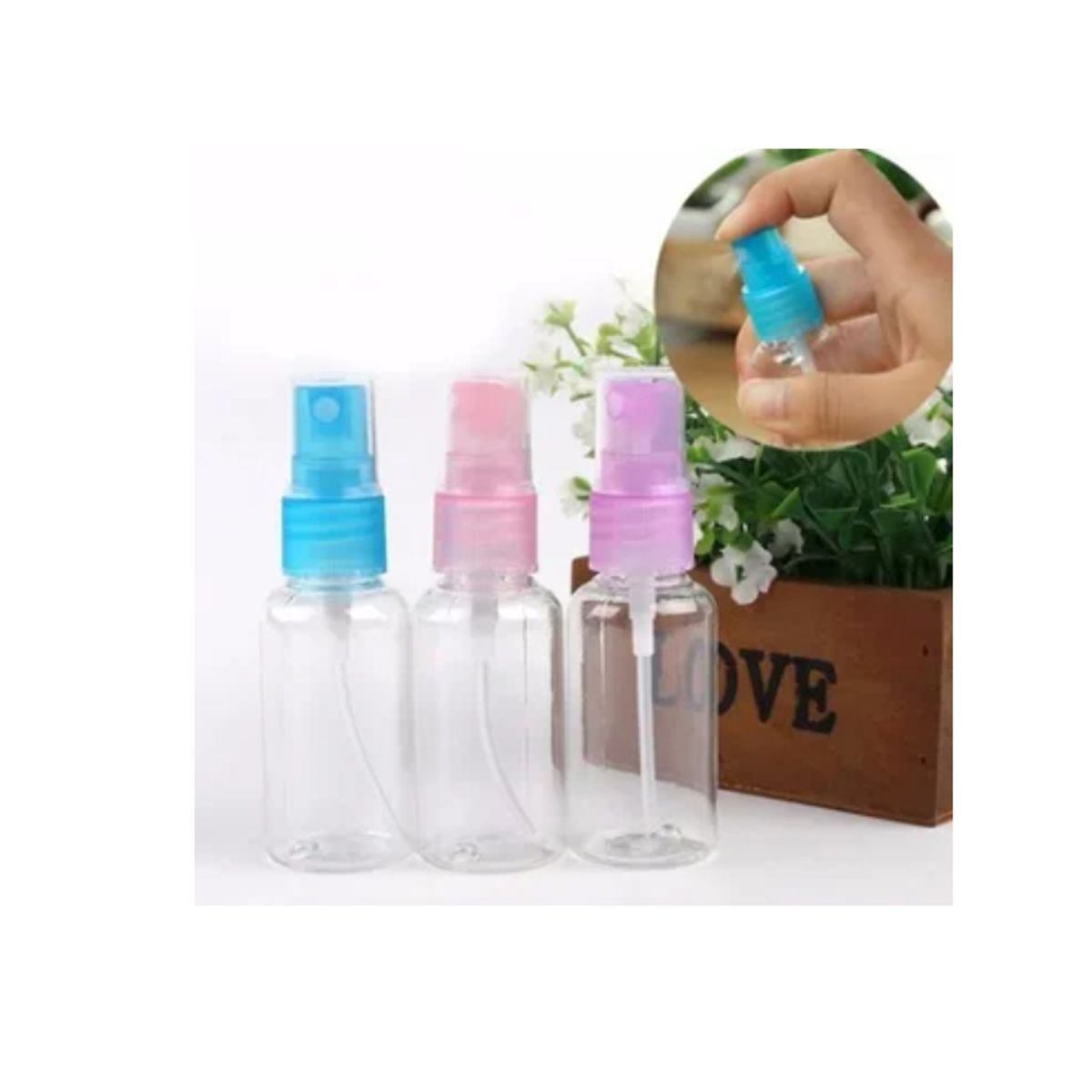 ESHOPANGIE - Docena De Botellas Plasticas Con Spray Aerosol 75 Ml