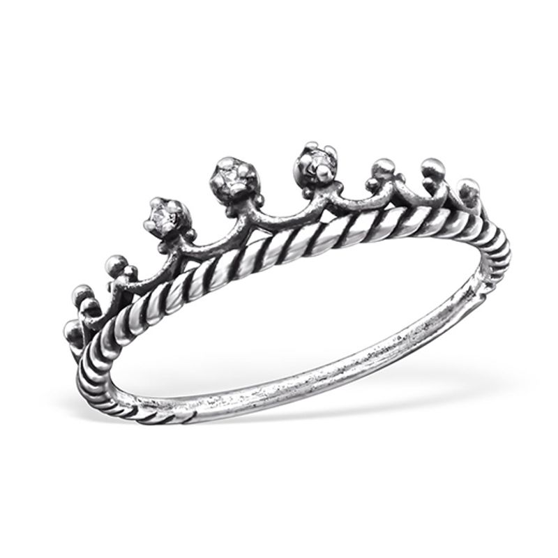 ZUZA COLLECTION - Anillo Corona  - Plata 925