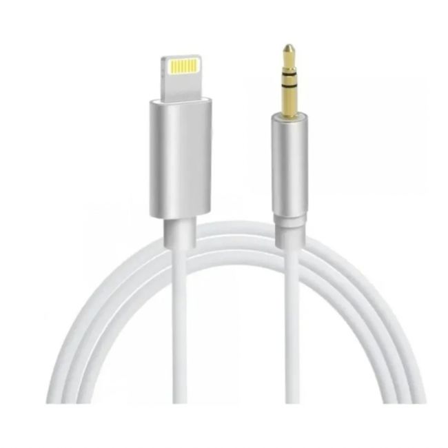 GENERICO - Cable Auxiliar Para iPhoneiPad Lightning A Jack 35mm Macho