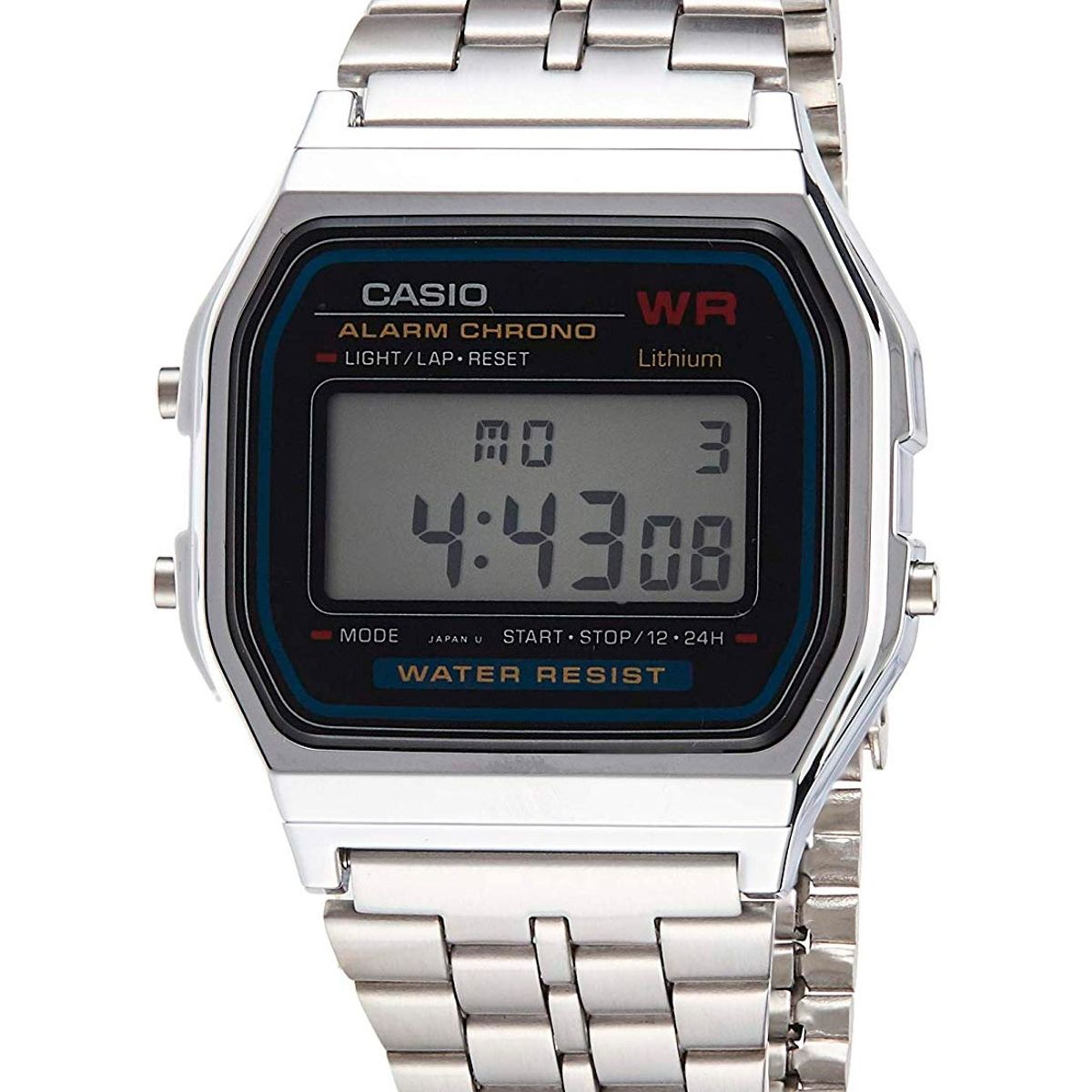 CASIO - Reloj Retro A-159WA-1 Casio - Plateado