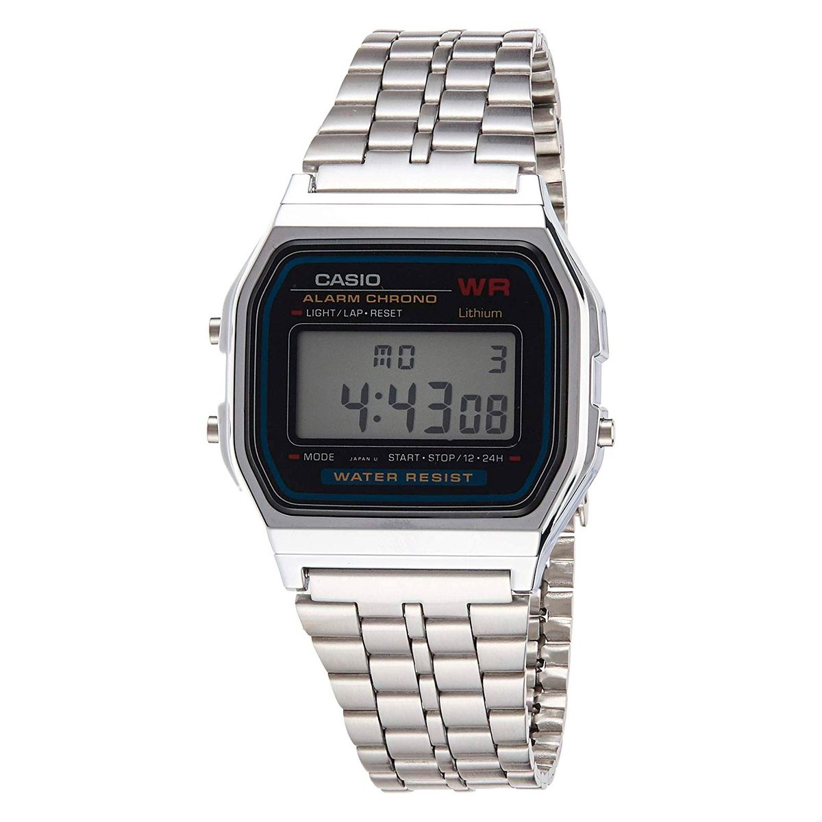 CASIO - Reloj Retro A-159WA-1 Casio - Plateado